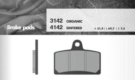 BRAKE PADS KH399 FRONT (FT 3142)