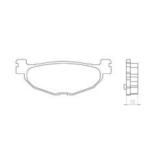 BRAKE PADS KH408 SINTERED METALLIC (GOLD) (FT 4078)