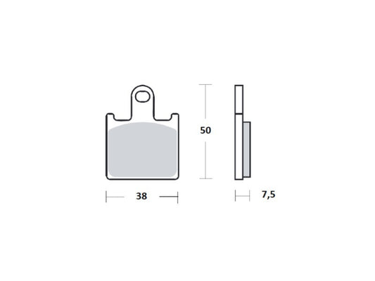 BRAKE PADS KH417/4 SINTERED METALLIC (GOLD) KAWASAKI FRONT (FT 4115)