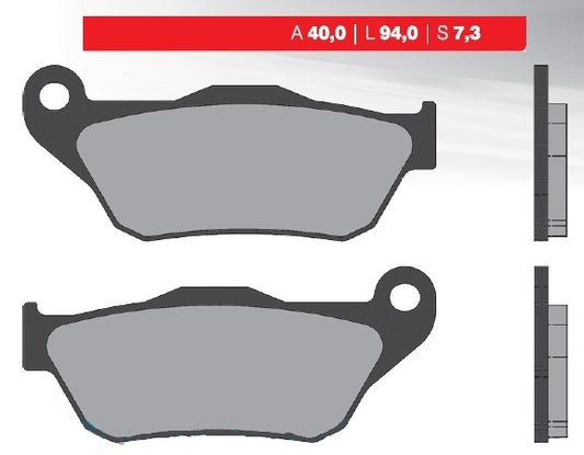 BRAKE PADS KH430 (ORGANIC)