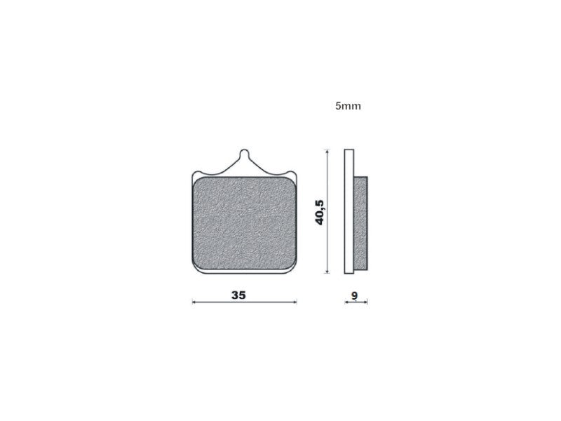 BRAKE PADS KH604/4 SINTERED METALLIC (GOLD) BMW S1000RR (FT 4122)