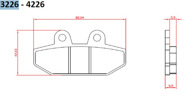 BRAKE PADS KH710 HARLEY-DAVIDSON 1750/1870 18-20 REAR (FT 3226)