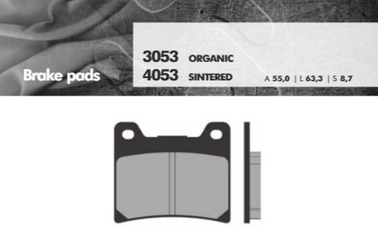 BRAKE PADS KH88 SINTERED METALLIC (GOLD) (FT 4053)