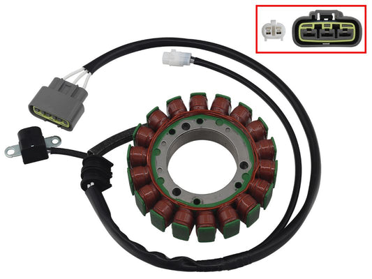 ALTERNATOR STATOR WINDING YAMAHA YFM 450 KODIAK 4WD / EPS / HUNTER '18-'24 (OEM: BB5-81410-00)