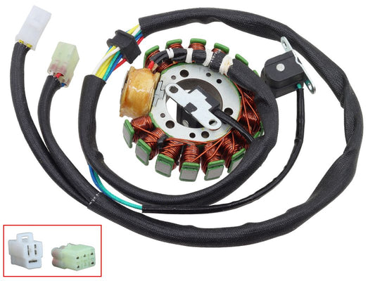 ALTERNATOR STATOR WINDING YAMAHA YFM 350 WOLVERINE '95-'99 (OEM: 4KB-85510-10 4KB-85510-11 4KB-85510-12)