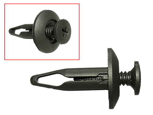 PLASTIC FASTENERS (DEPTH 22.7MM, THICKNESS 6MM, HEAD WIDTH 17.8MM, TOTAL LENGTH 40.2MM) (10 PCS.)