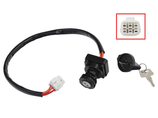 IGNITION SWITCH SUZUKI LT-A 500X/750X KINGQUAD '19-20, LT-A 700X '05-07, LTA-750X '08-15 (37110-31G00 37110-31G01 37110-34K00 37110-34K01)