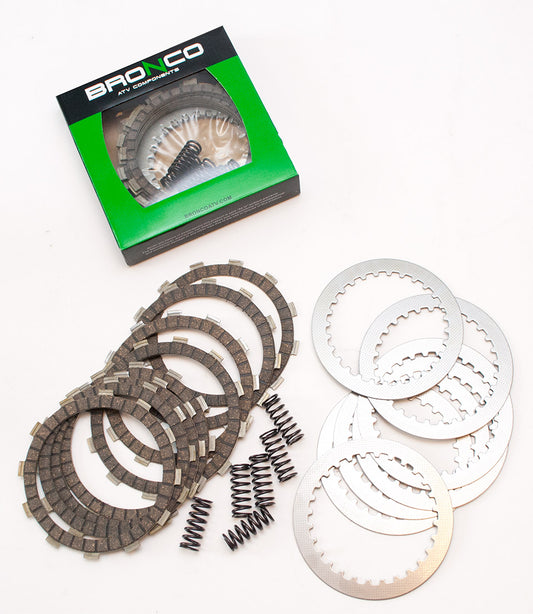 CLUTCH PLATES, STEELS AND SPRINGS (SET) YAMAHA YFM350 RAPTOR 04-12, YFM350 BIG BEAR/ WARRIOR 87-04 (EBS2290) (EBS058)