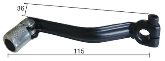 STEEL GEAR SHIFT LEVER APRILIA 50, DERBI 50, GILERA 50
