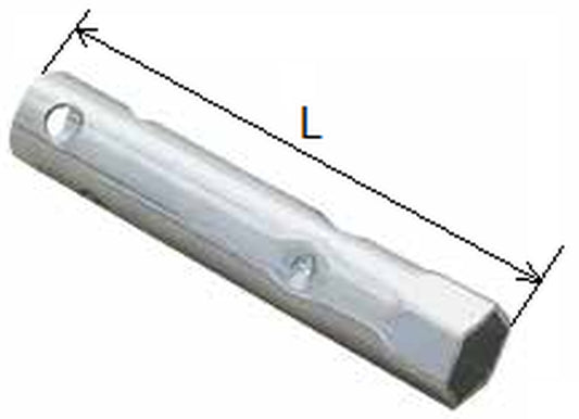 SPARK PLUG WRENCH 18MM X 120MM WITH RUBBER