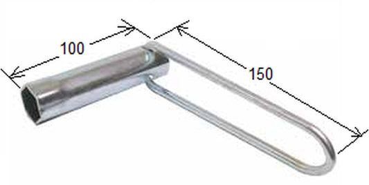 SPARK PLUG WRENCH 21MM X 100MM