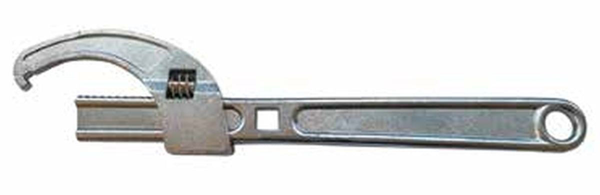 ADJUSTABLE WRENCH FOR CIRCULAR SECTOR RING NUTS