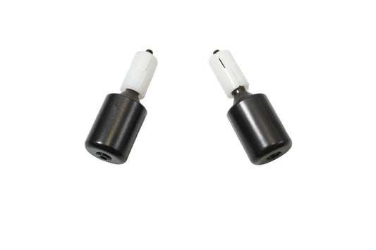 HANDLEBAR END WEIGHTS DIAMETER 17.5MM BLACK