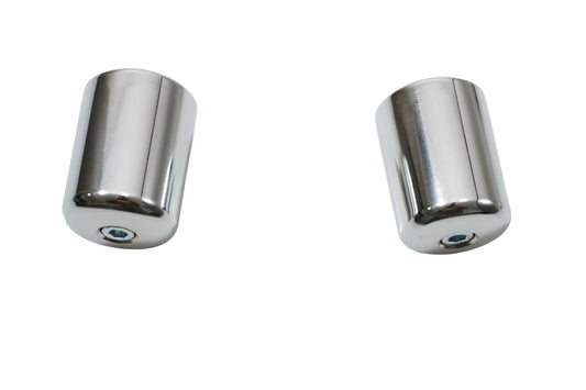 HANDLEBAR END WEIGHTS DIAMETER 36MM X 48MM CHROME