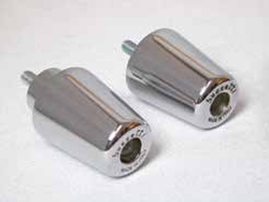 HANDLEBAR END WEIGHTS DIAMETER 40MM X 32MM CHROME
