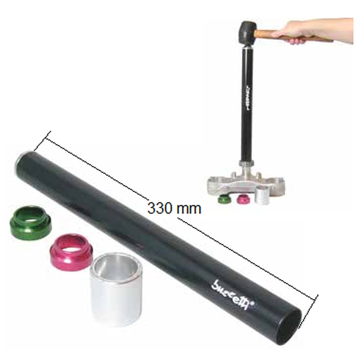 TAPERED BEARING INSTALLATION TOOL (ADAPTERS Ø25/26/28/30)