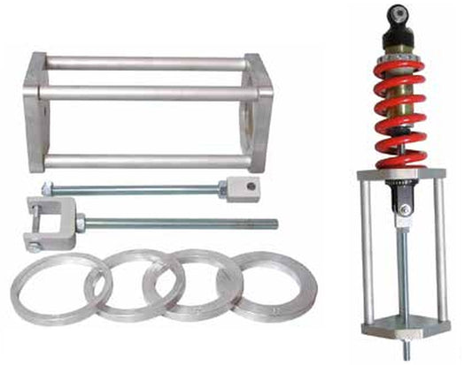 SHOCK SPRING COMPRESSOR WITH ADAPTERS 60MM / 66MM / 72MM / 75MM