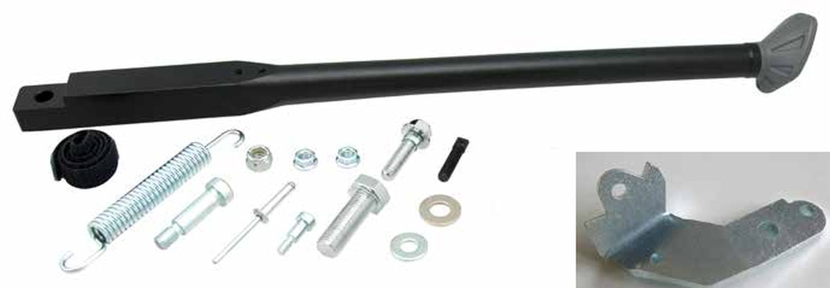 SIDE STAND HONDA CRF 250F 04-17, CRF 450F 04-17 BLACK (ALUMINUM)