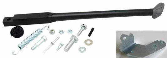 SIDE STAND HONDA CRF 250F 04-17, CRF 450F 04-17 BLACK (ALUMINUM)