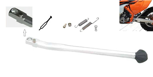 SIDE STAND KTM EXC 450/520/525 03-07 SILVER (ALUMINUM), EGS/EXC 125/200/250/300/380 98-07
