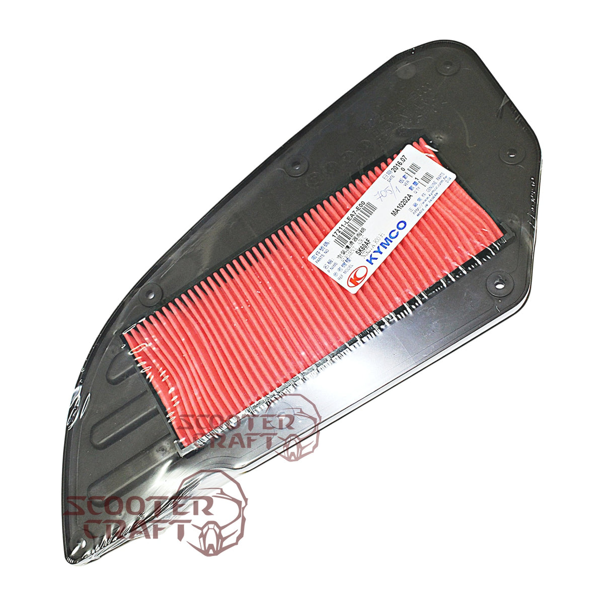 Air filter Kymco Downtown 125i, Dink Street 300i, DT X360 350i ABS Euro 5, genuine
