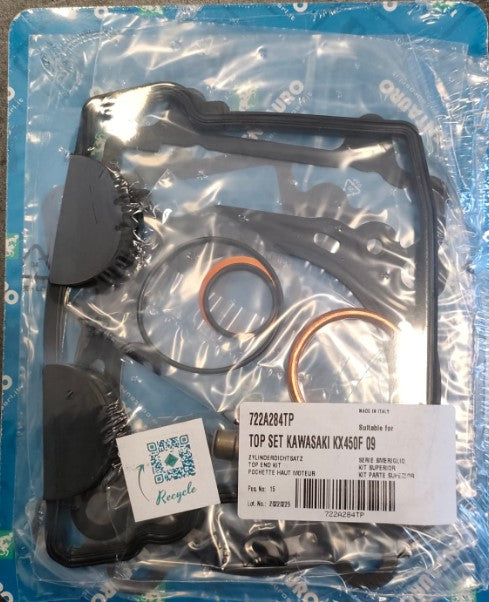 TOP-END GASKET KIT KAWASAKI KX 450F / KXF 450 09-16 (INCL. VALVE COVER GASKET)