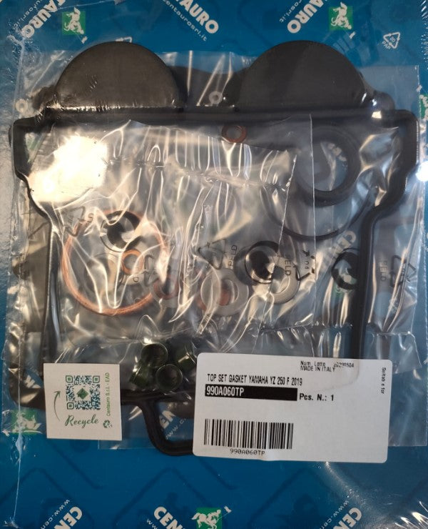 TOP-END GASKET KIT YAMAHA YZF 250 19-24, WRF 250 20-24, FANTIC XEF 250 21-23 (YZ 250F) (INCL. VALVE COVER GASKET)