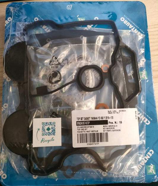 TOP-END GASKET KIT YAMAHA YZF 450 / YZ 450F 18-19, WRF 450 19-20, YZ 450 FX 19-20 (INCL. VALVE COVER GASKET)