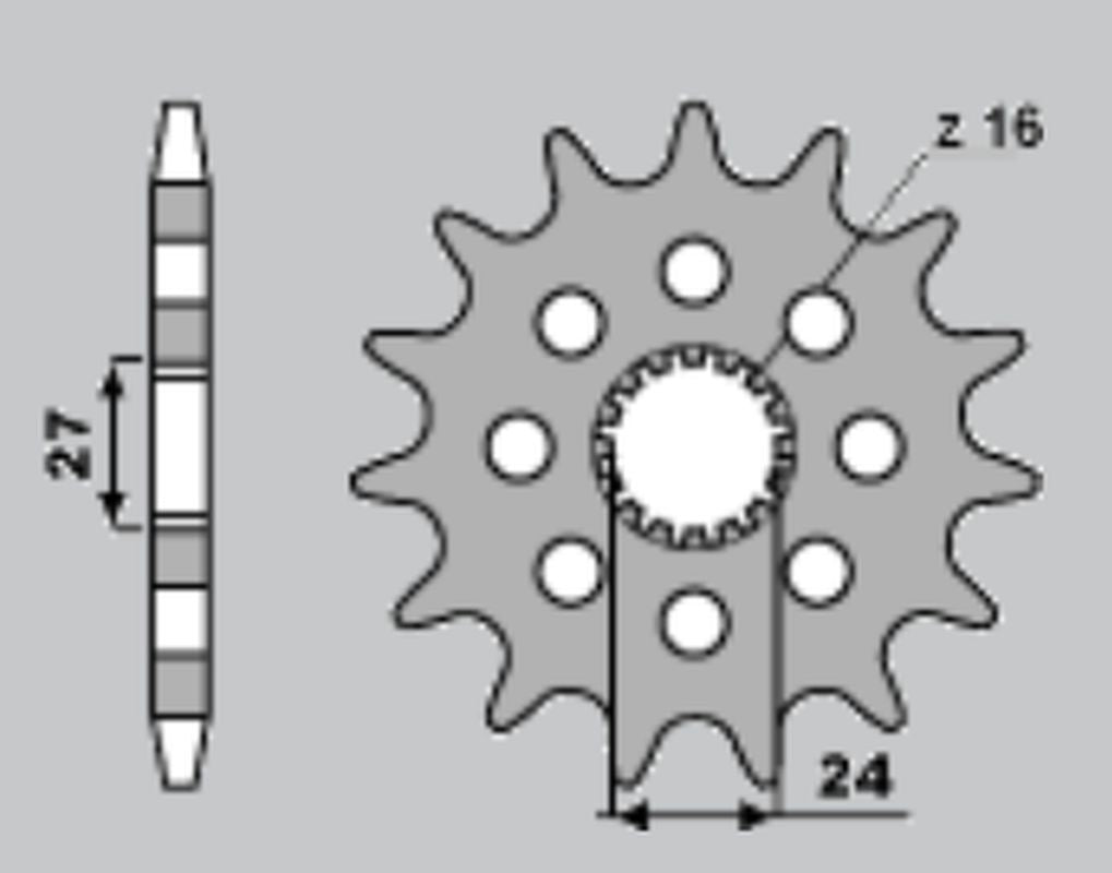 FRONT SPROCKET 2190 18 SUZUKI B-KING 1340 08-12, GSXR1000/1300