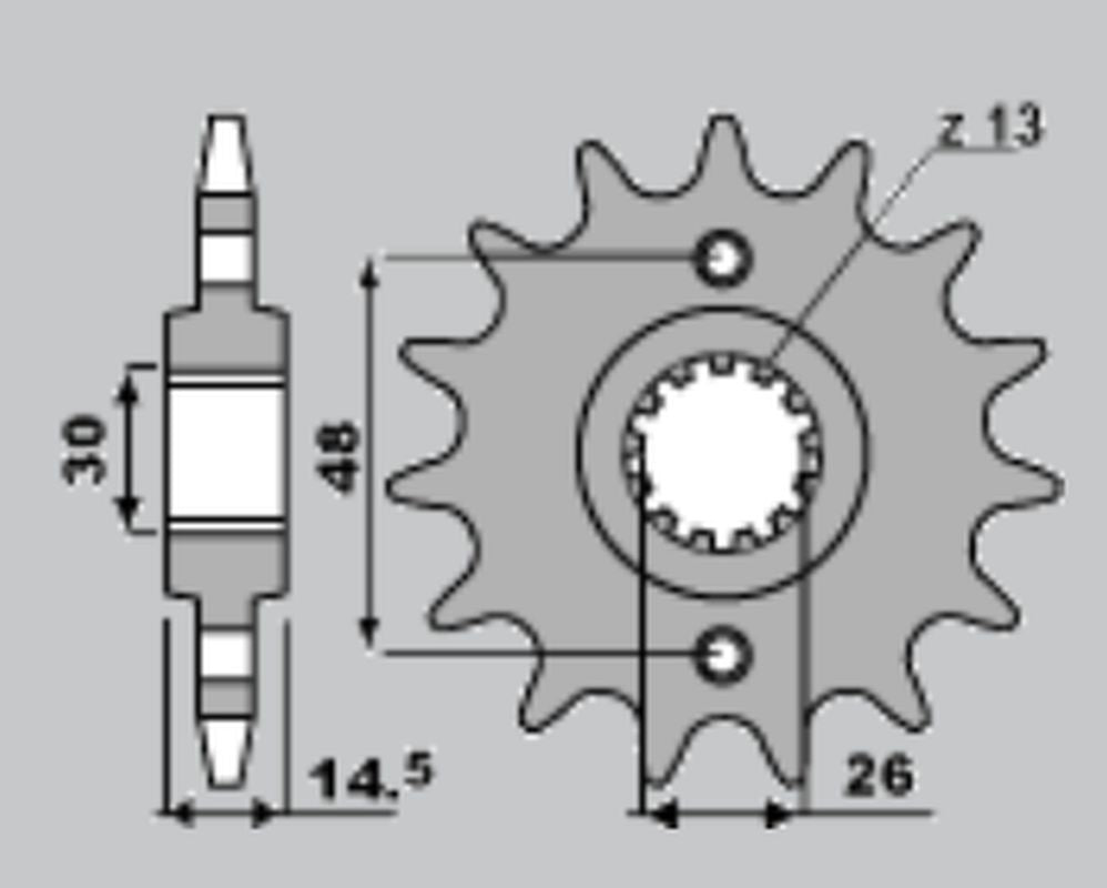 FRONT SPROCKET 339 18 HONDA CB 1300 03-13