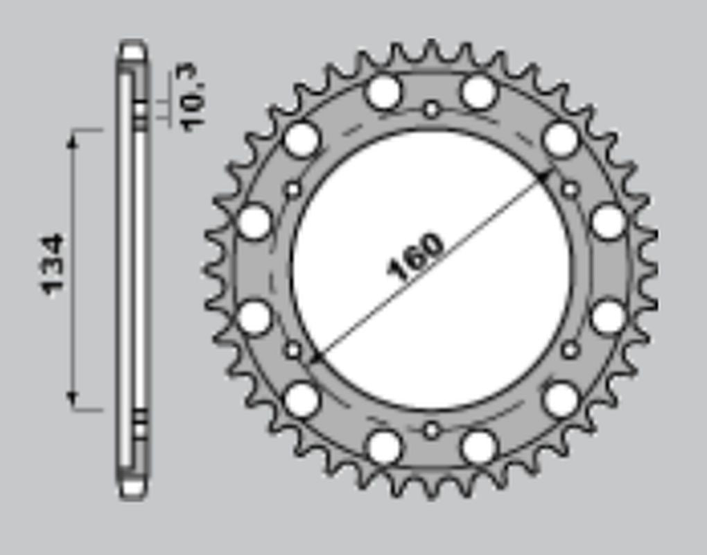 REAR SPROCKET 4399 40 —
