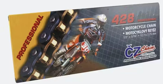 DRIVE CHAIN 520 DZO (106 LINKS) O-RING BRONZE UP TO 750CC (STREET) (35.6KN) + HOLLOW RIVET