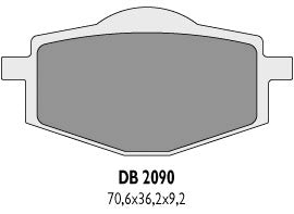 BRAKE PADS KH101 REAR - REPLACES DB2090MX-N AND DB2090QD-N
