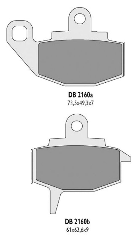 BRAKE PADS KH130 - REPLACES DB2160MX-D AND DB2160QD-D