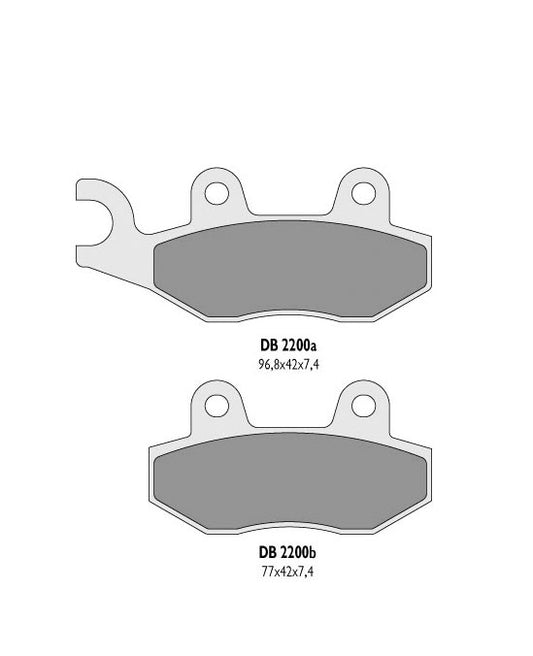 BRAKE PADS KH135 / KH214 FRONT - REPLACES DB2200MX-D AND DB2200QD-D
