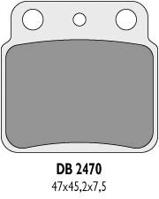 BRAKE PADS KH137 LTR450 / LTZ400 REAR - REPLACES DB2470MX-N AND DB2470QD-N