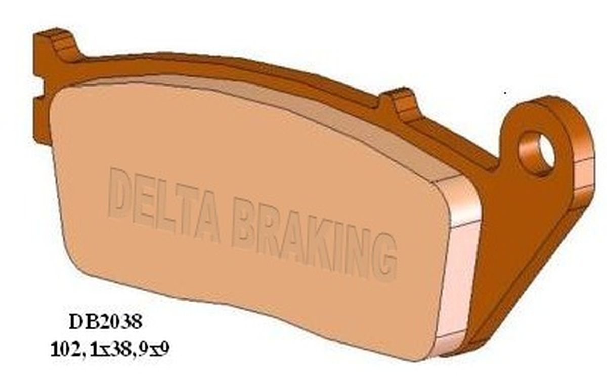 BRAKE PADS KH14 / KH226 FRONT KAWASAKI KLE 650 VERSYS 15-22, CBF 1000 06-15, NTV 650 88-97, CB 600 98-13, CB 300 15-20, CBR 250 11-22, CAGIVA NAVIGATOR 1000 00-05, BMW C 600/650 12-22
