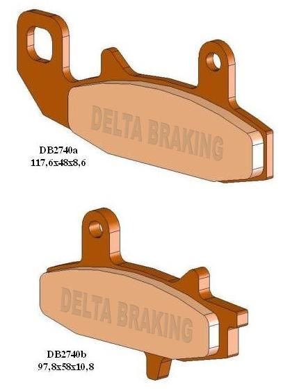 BRAKE PADS KH147 - REPLACES DB2740MX-D AND DB2740QD-D