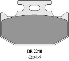 BRAKE PADS KH152, KH152/2 - REPLACES DB2210MX-D AND DB2210QD-D