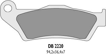 BRAKE PADS KH181 FRONT BREMBO - REPLACES DB2220MX-D AND DB2220QD-D