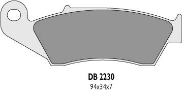 BRAKE PADS KH185 FRONT CR/KX/RM/YZ - REPLACES DB2230MX-D AND DB2230QD-D