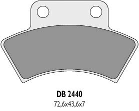 BRAKE PADS KH232 QUADZILLA, POLARIS REAR - REPLACES DB2440MX-D AND DB2440QD-D