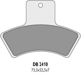 BRAKE PADS KH270 QUADZILLA - REPLACES DB2410MX-D AND DB2410QD-D