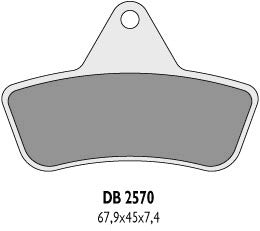 BRAKE PADS KH271 ARCTIC CAT 96-04 (F+R) - REPLACES DB2570MX-D AND DB2570QD-D