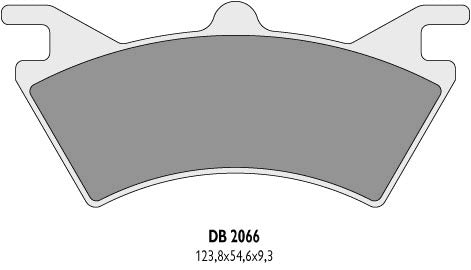 BRAKE PADS KH313 POLARIS 6X6 - REPLACES DB2066QD-D AND DB2066MX-D