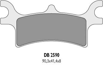 BRAKE PADS KH314 POLARIS REAR - REPLACES DB2590MX-D AND DB2590QD-D