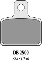 BRAKE PADS KH351 - REPLACES DB2500MX-N AND DB2500QD-N (TRIAL OSSA, SCORPA, SHERCO, TRS, MONTESA, GAS GAS)