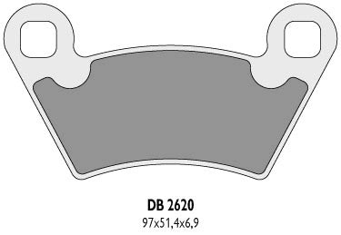 BRAKE PADS KH354 POLARIS - REPLACES DB2620MX-D AND DB2620QD-D