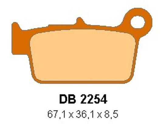 BRAKE PADS KH367/2 REAR BETA 450 RR 12-20, 430 RR 15-23, 390 RR 15-23, 350 RR 11-22, 400 RR 05-17, 350 ALP4, 300 RR 13-23, 250 RR 13-22, 200 RR 20-23, 200 URBAN 08-15, RR 50/125 08-15