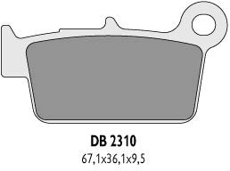 BRAKE PADS KH367 REAR KXF/RMZ/YZ/YZF - REPLACES DB2310MX-D, DB2310QD-D AND DB2310OR-N